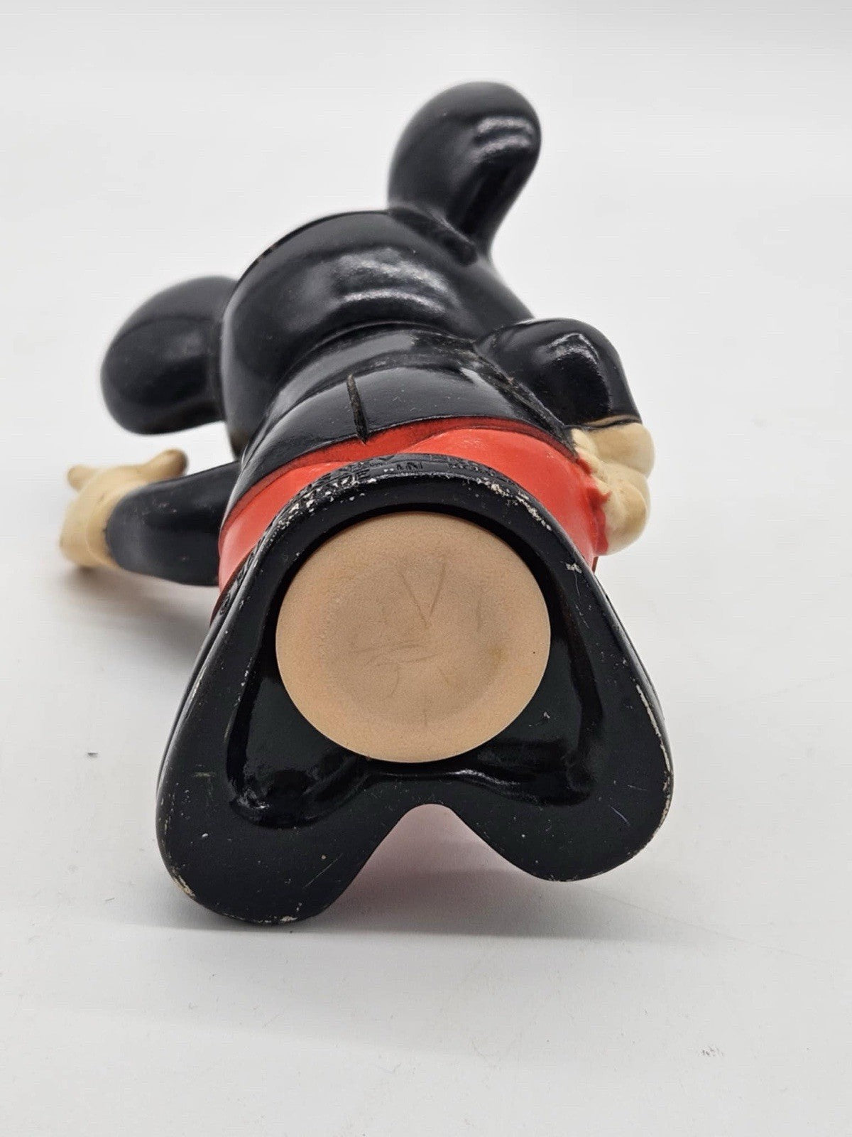 Vintage Mickey Mouse Walt Disney Plastic Bank Made in Korea