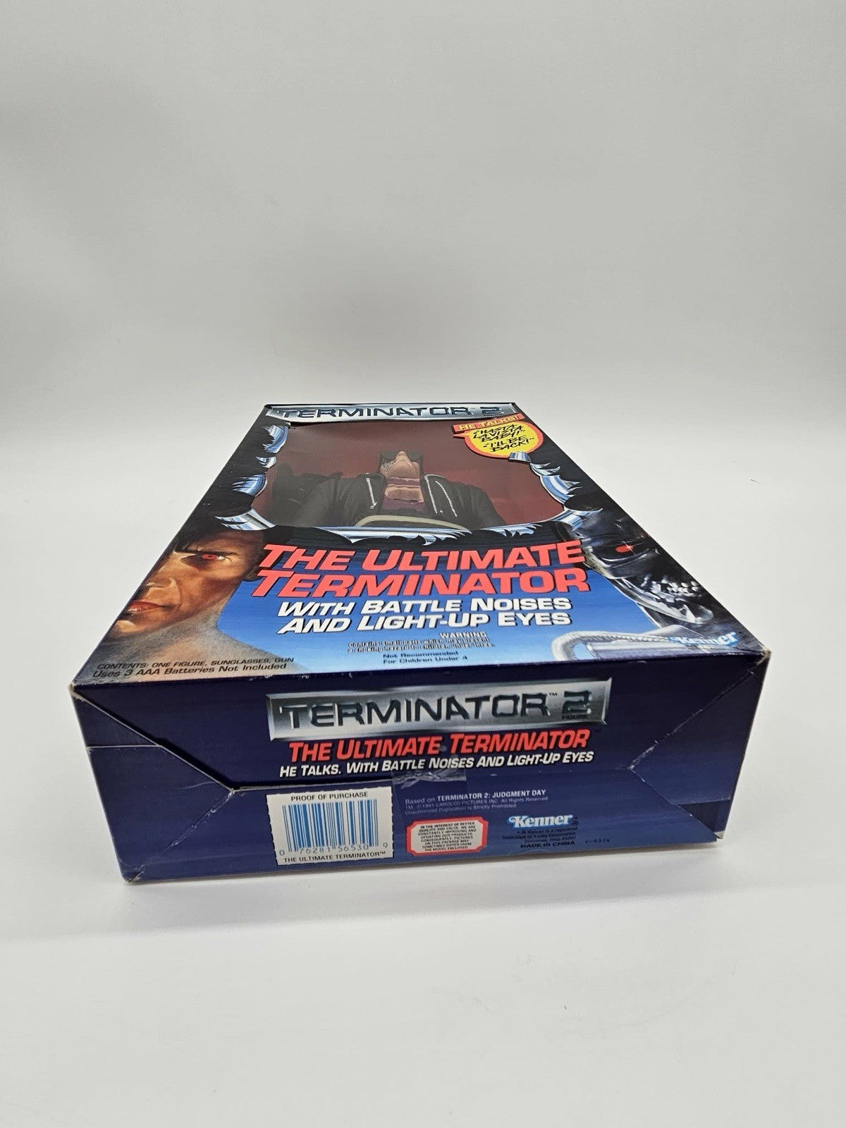 Vintage THE ULTIMATE TERMINATOR 12” Talking Figure With Light-Up Eyes 1991 RARE