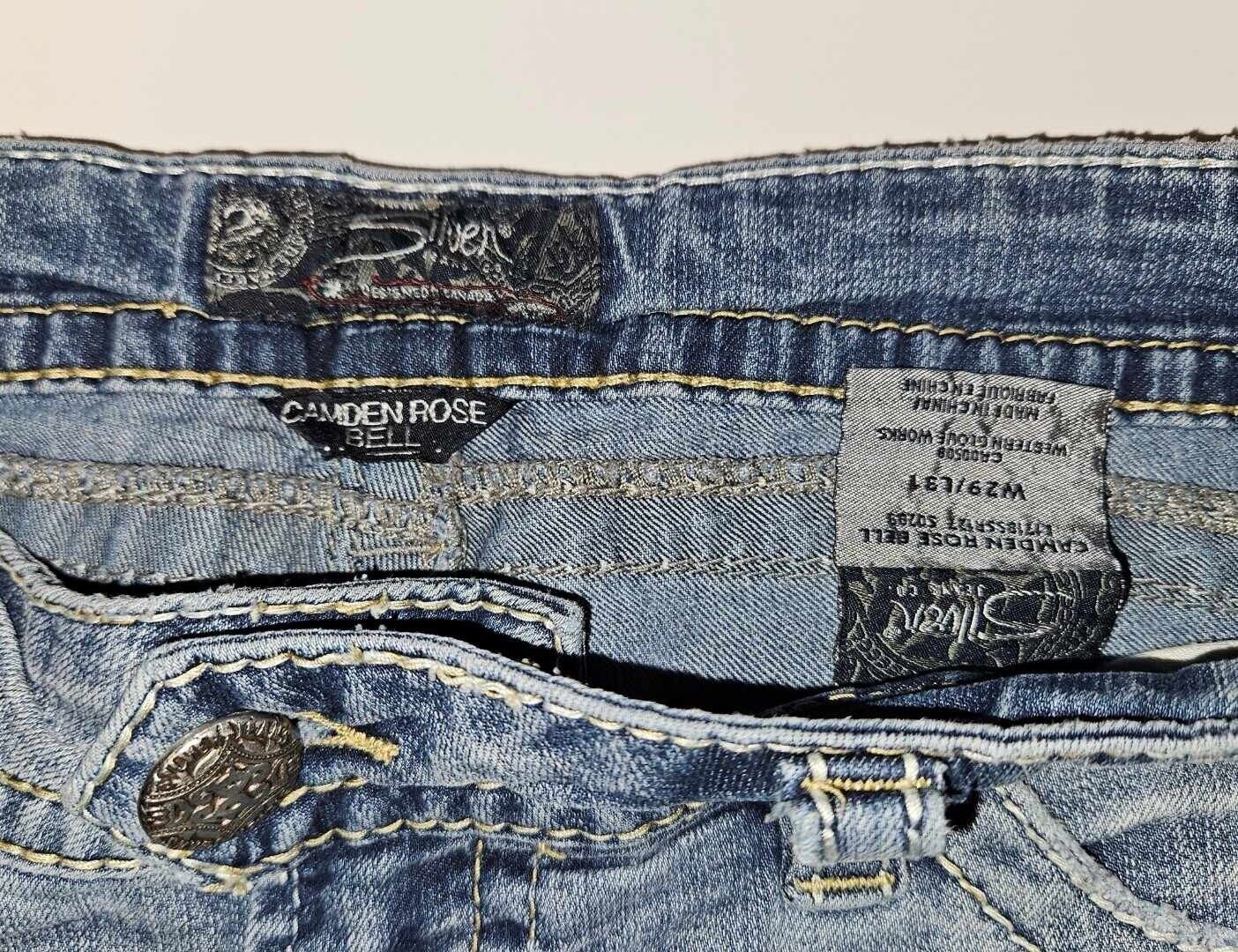 Silver Jeans Womens Camden Rose Flare ~ Sz 29/31