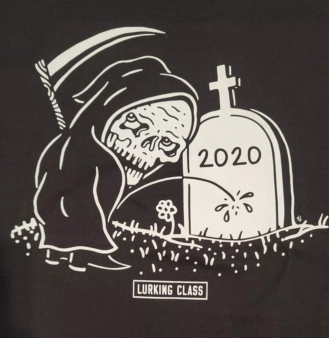 Lurking Class Rest In Piss Hoodie Black Hoodie Sz L