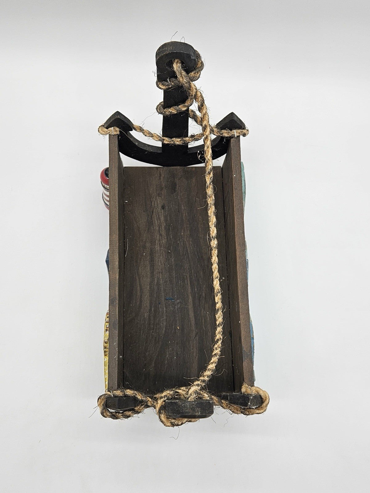 Wooden Nautical Decor Box 13.5 In Long