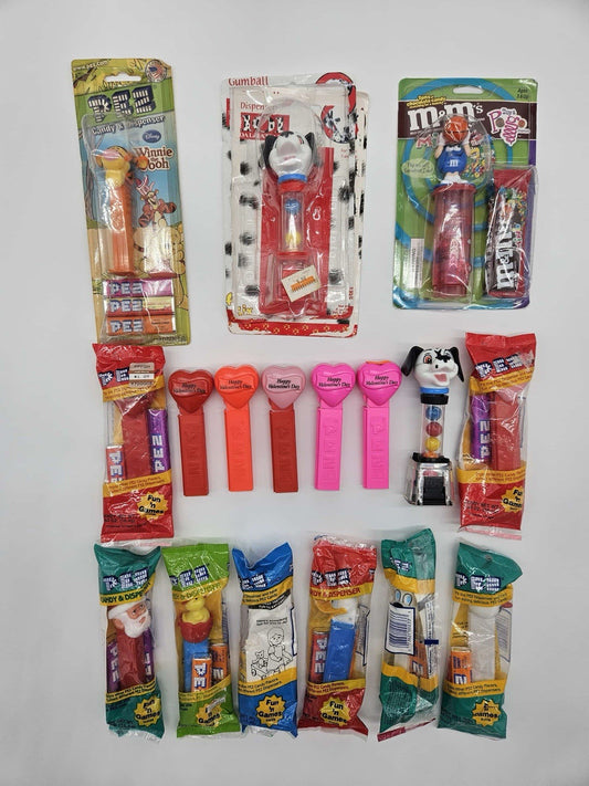 Vintage Pez Dispensers Lot of 17 Various Characters and Years