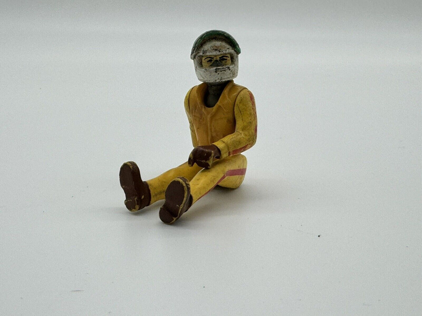 FISHER PRICE ADVENTURE PEOPLE MAN CAR DRIVER PILOT MOTORCYCLE 1974 HONG KONG.