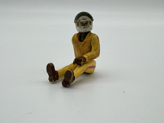 FISHER PRICE ADVENTURE PEOPLE MAN CAR DRIVER PILOT MOTORCYCLE 1974 HONG KONG.