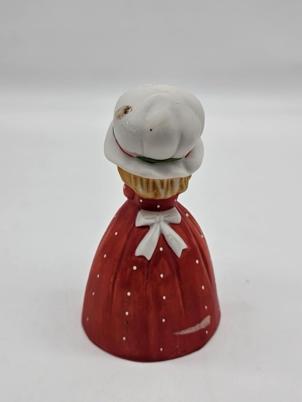 Vintage Ceramic Christmas Caroler Bell Girl Figurine