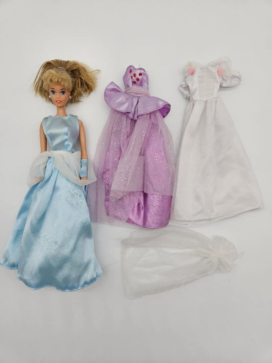 Vintage Disney Princess Classic Cinderella Doll With Ballgown Dress
