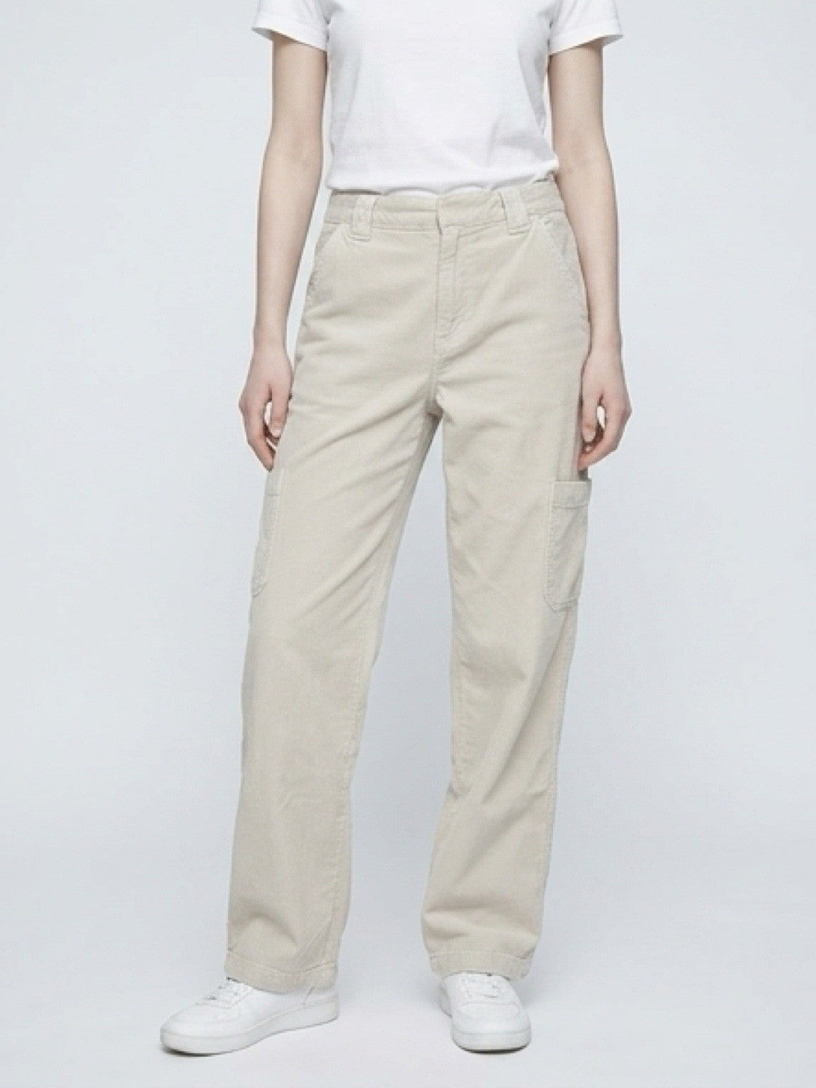 Garage Women’s Beige Cargo Pants Size 0 Wide Leg Utility