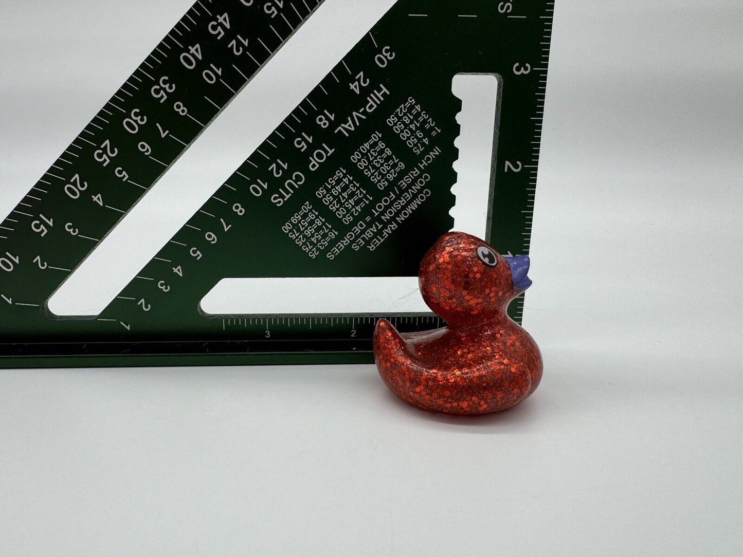 Lot of 7 Glittery Rubber Ducks Novelty Toys