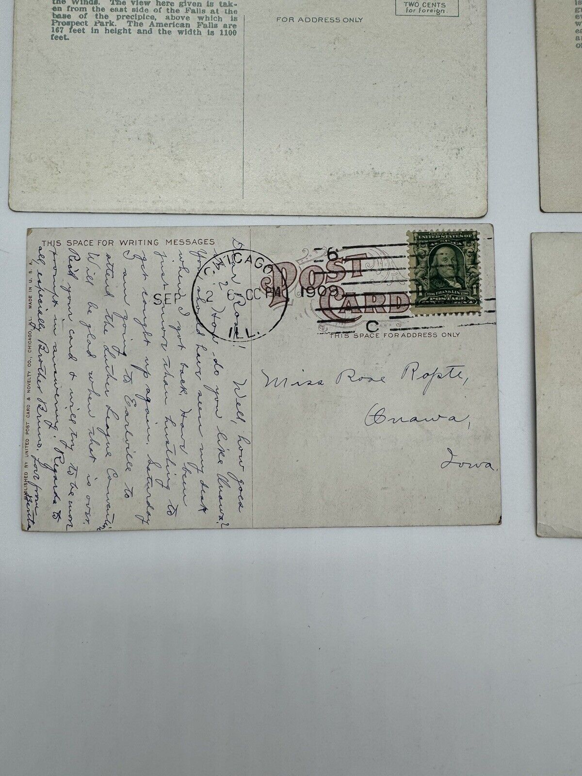 Lot of 5 Neat Antique Postcards ~ Great Material For Art Projects