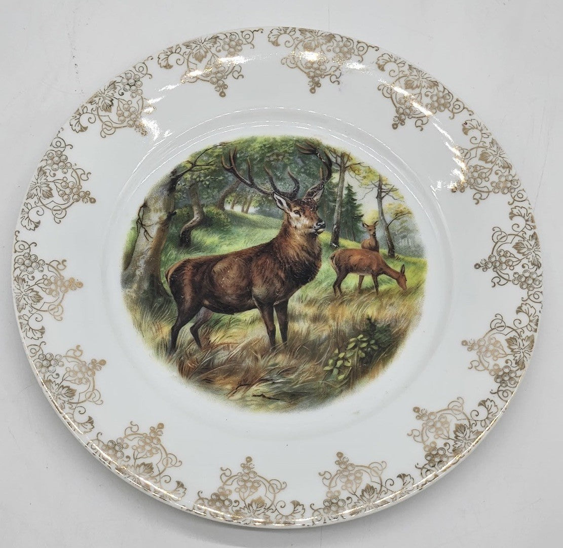 Empire ZS & Co 6 inch Stag and Doe Saucer Plate