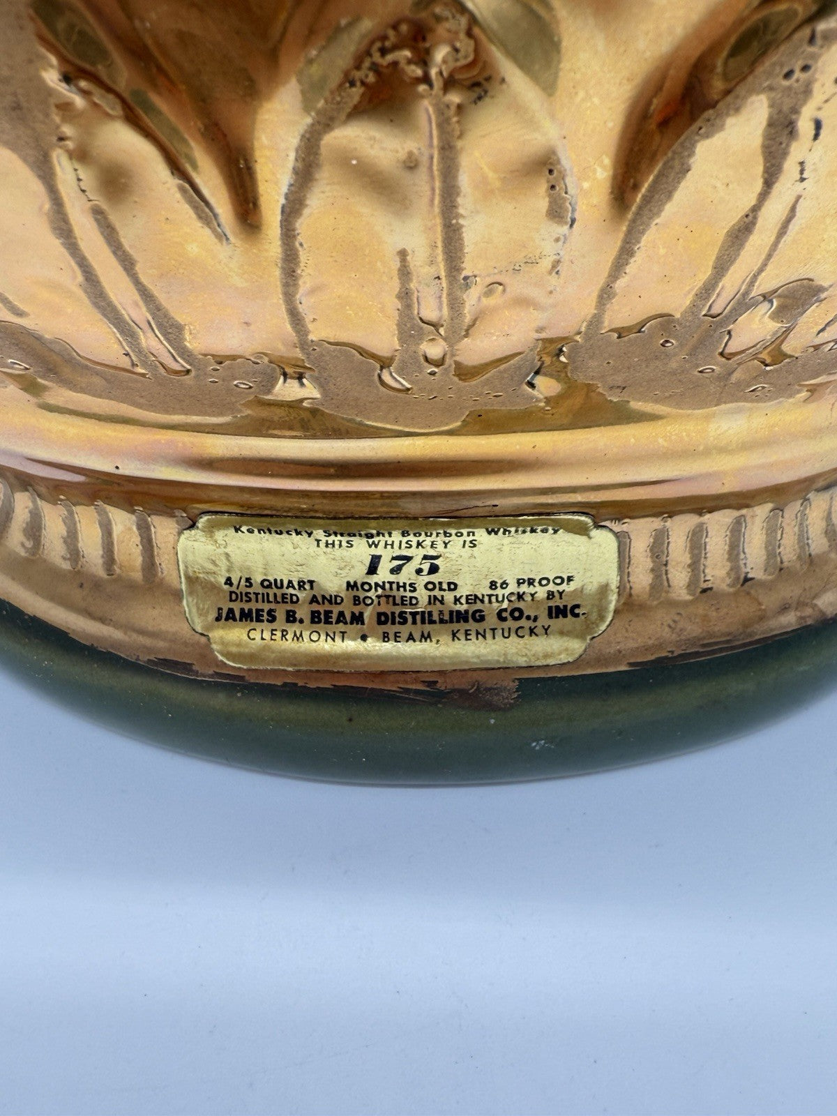 Vintage Ceramic Jim Beam Aladdin Lamp Whiskey Decanter EMPTY 1967