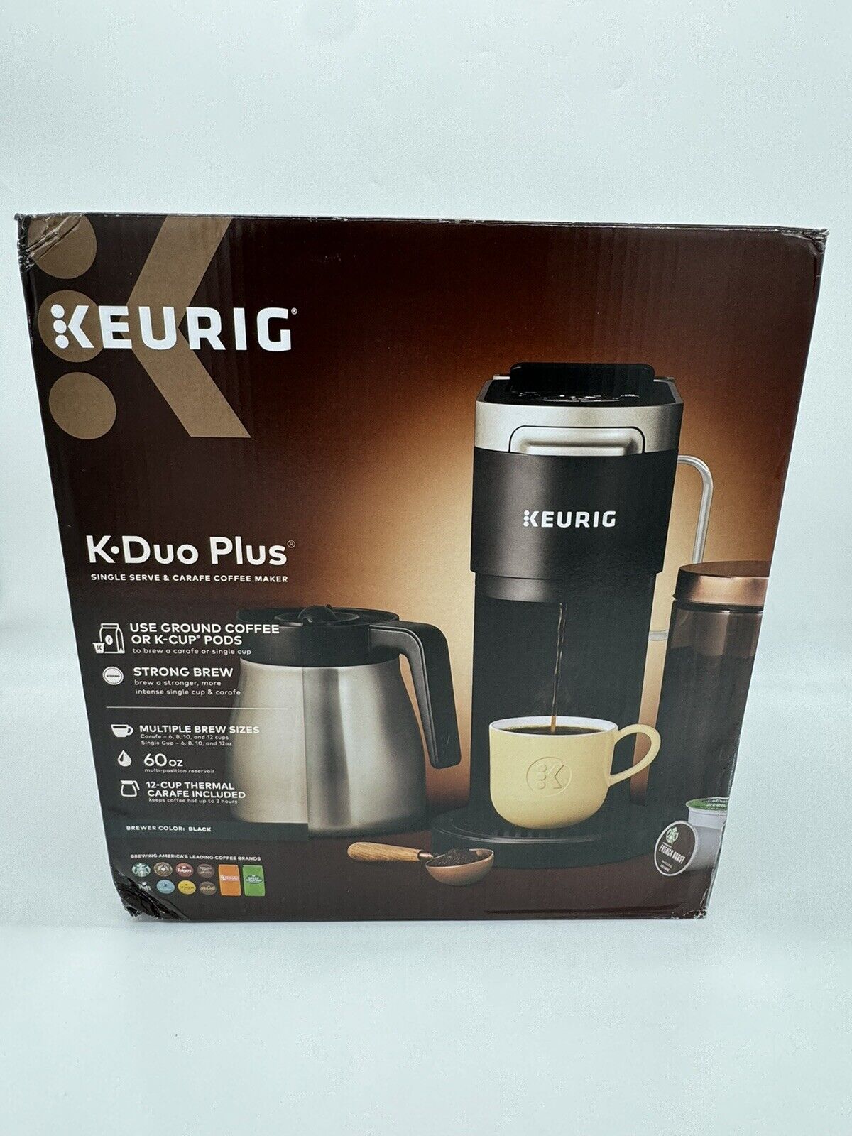 Keurig 5000204978 K-Duo Plus Single-Serve and Carafe Coffee Maker - Black