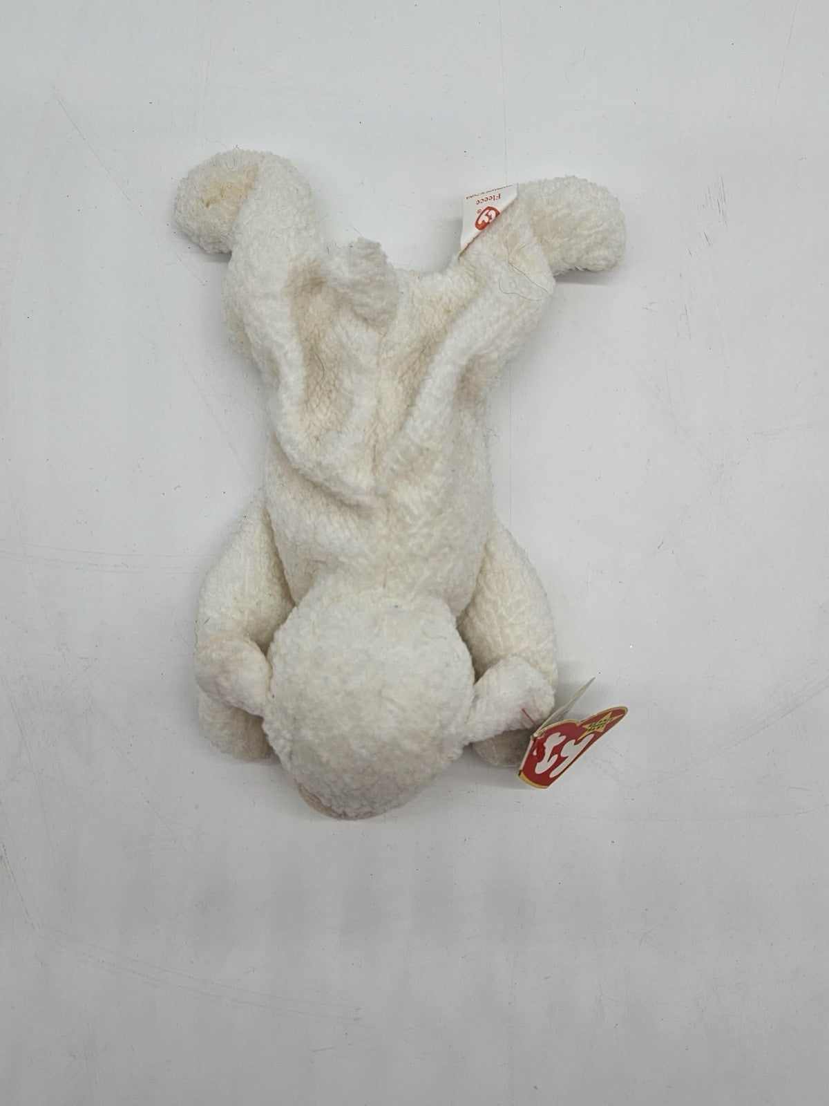 Ty Basket Beanie - Ewey (5") Retired Lamb - Vintage (1999) NEW With Tags