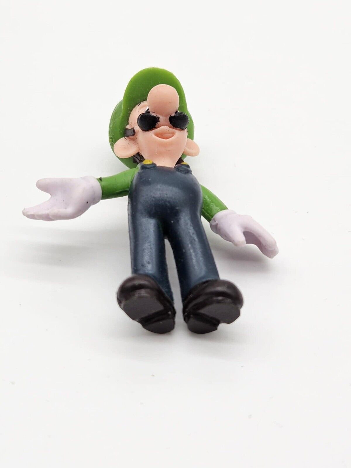 Luigi 2.5 Action Figure Toy Jakks World of Nintendo Super Mario Caketopper