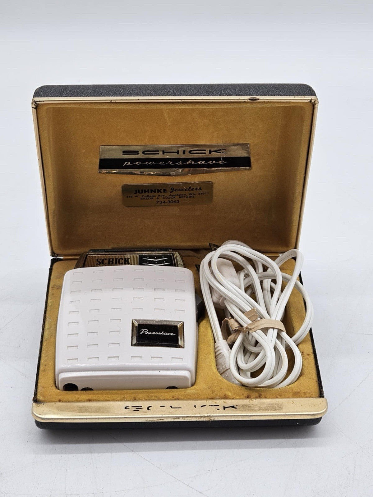 Vintage Schick Power Shave Working w/ Original Manual & Papers