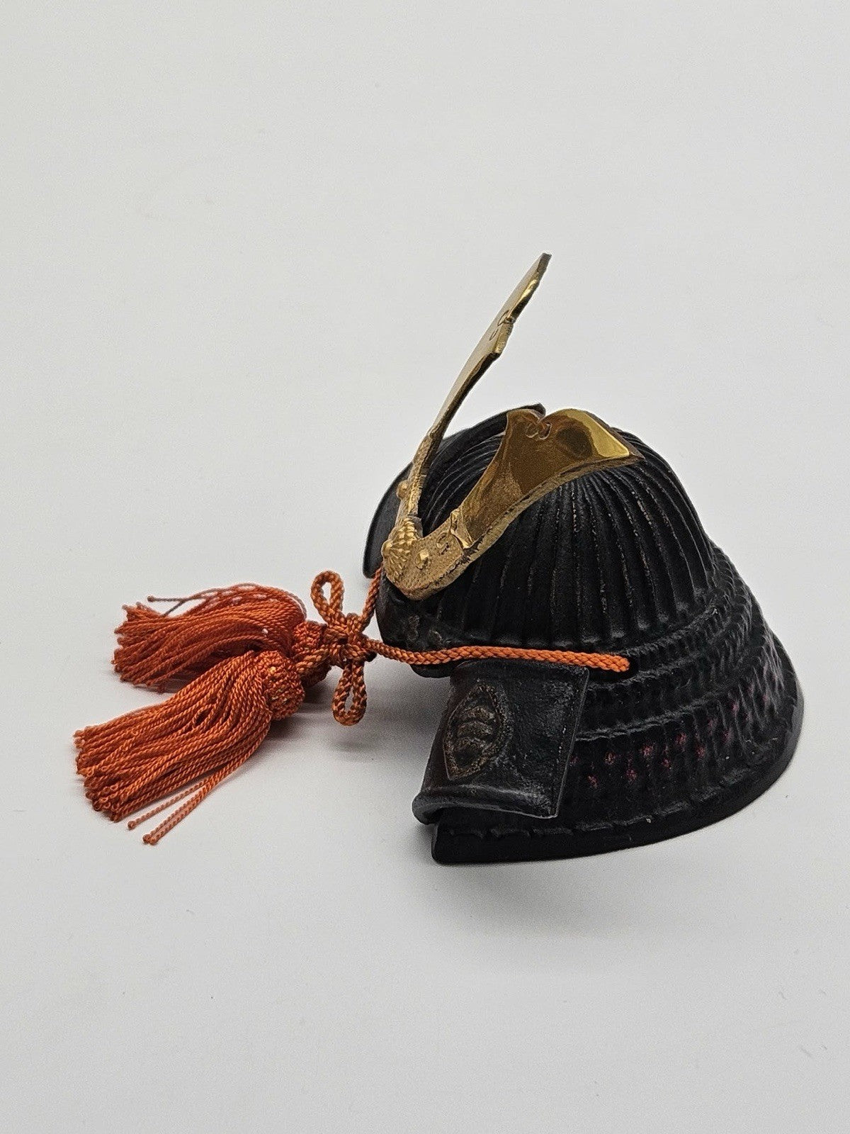 Japanese Samurai Helmet Replica Iron Pillow Kusunoki Masashige Model