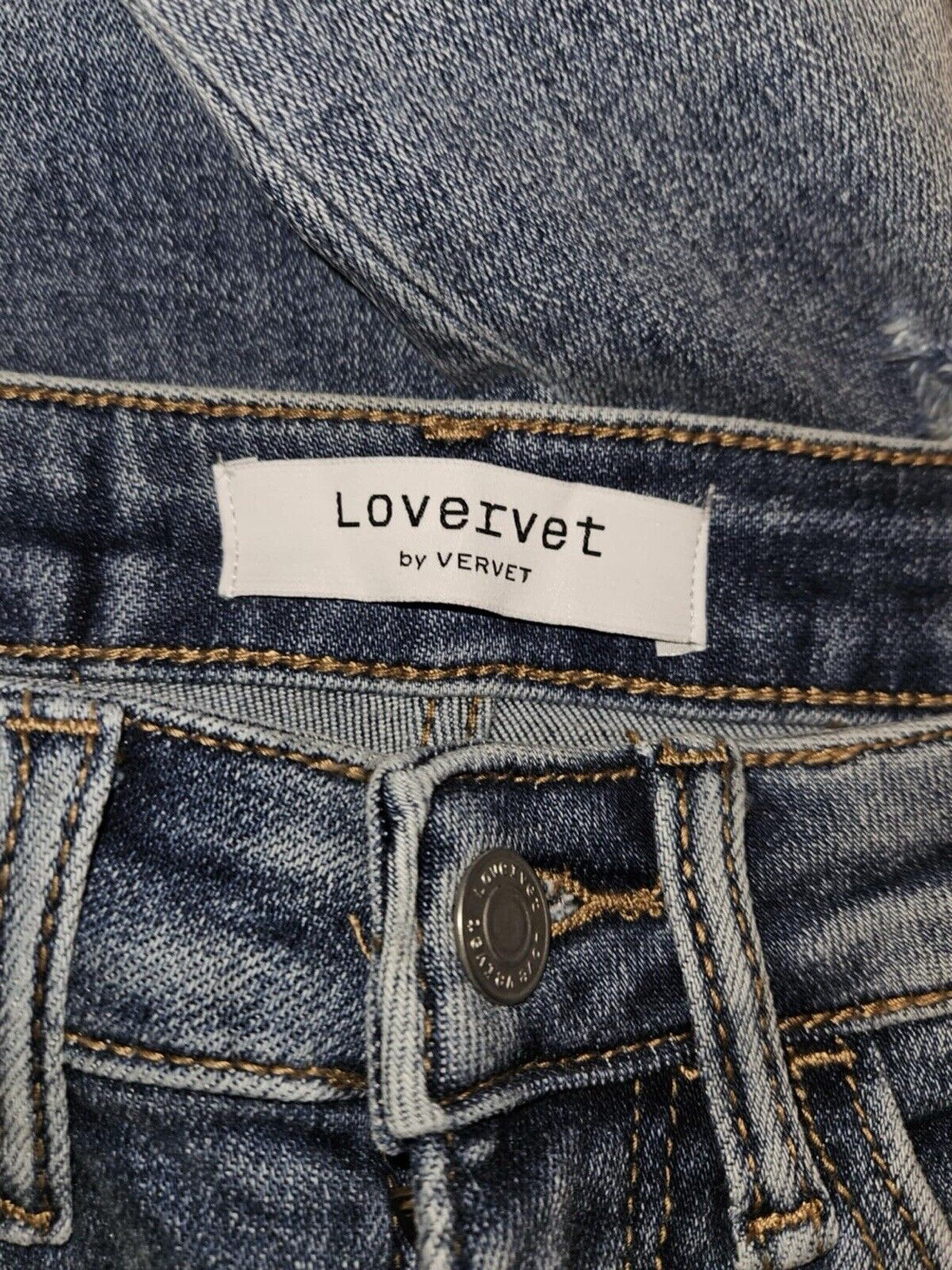 Lovervet by Vervet High Rise Straight Leg Distressed Jeans ~ Sz 28