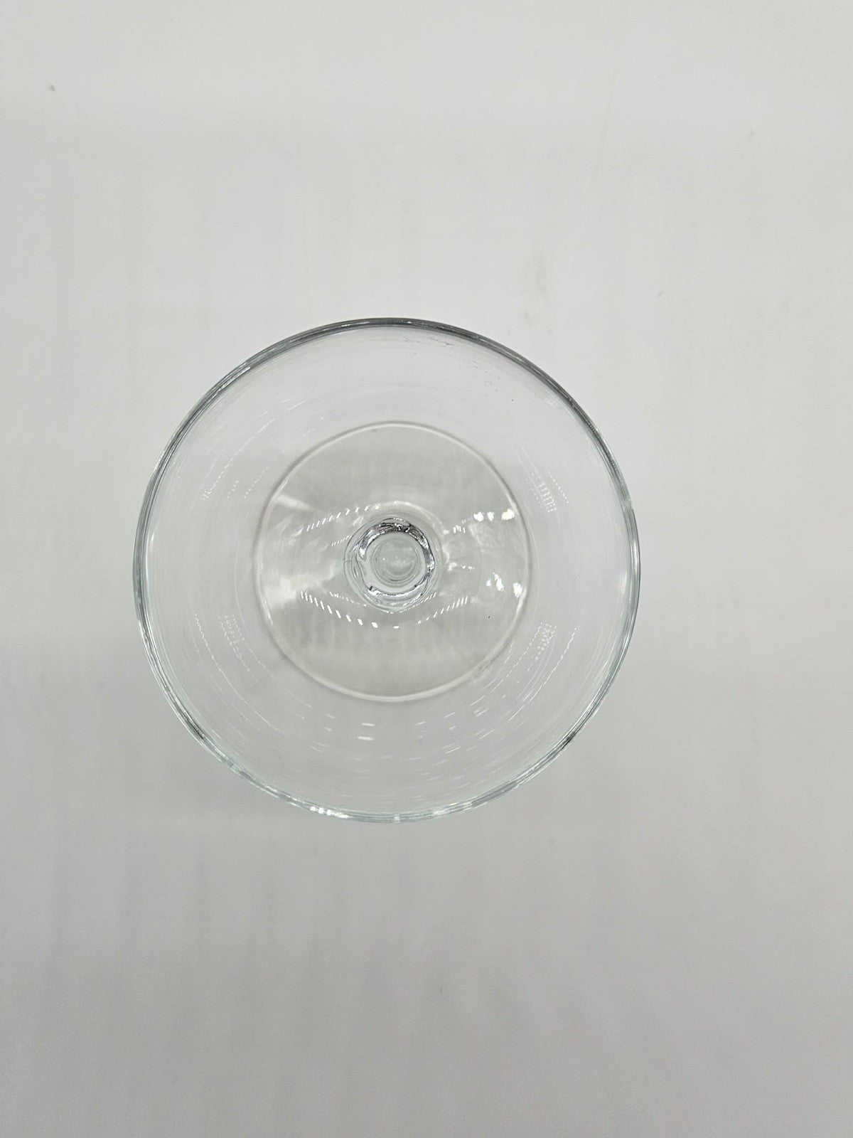 Libbey Georgian Coupe Champagne Glass Knobbed Stem 4" Crystal Clear