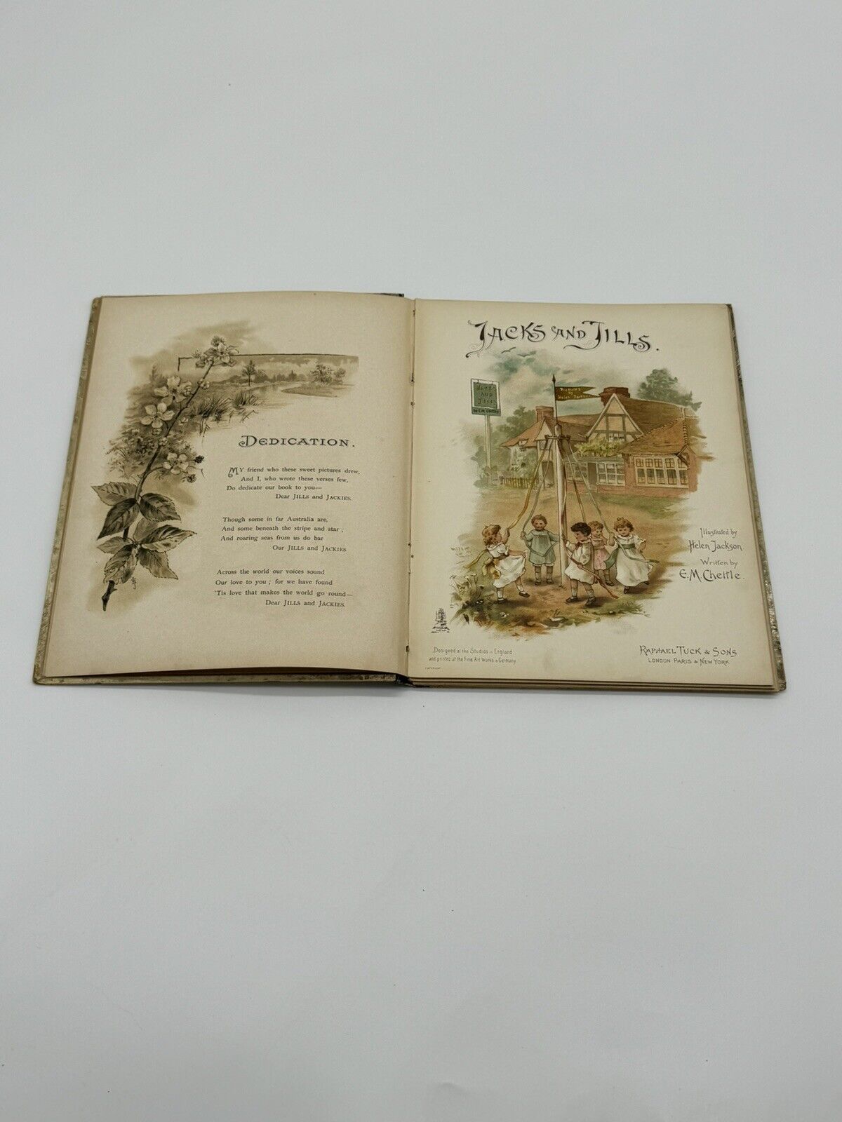 JACKS AND JILLS Chettle, E. M. - Publisher: Raphael Tuck & Sons 1890s, London