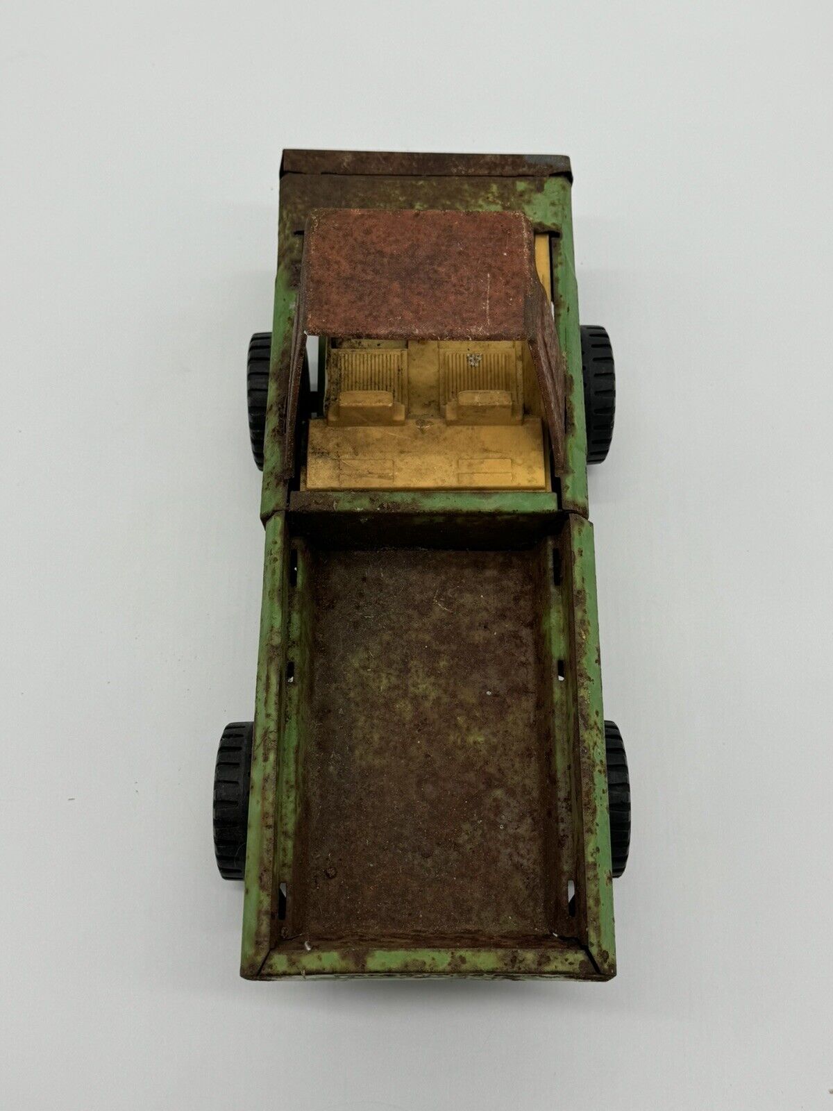 Vintage Buddy L Pressed Steel Green Pickup 13.5” Toy Truck Part No 1-3667 006