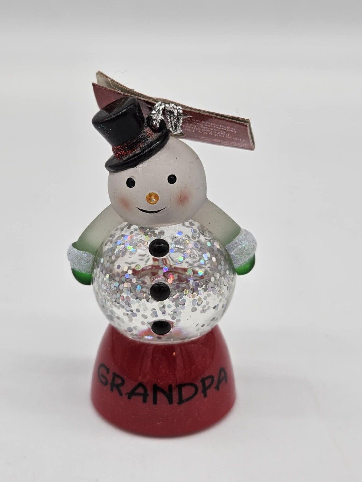 CUTE Kohl's Brand little snow globe gift for Grandpa! Multicolor Lights
