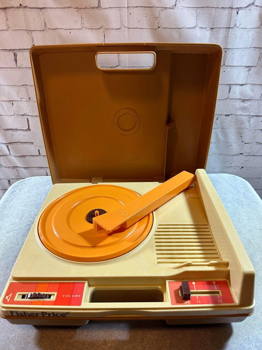 Vintage 1978 Fisher Price Record Player Kid Turntable Works *NEEDS NEEDLE* VTY