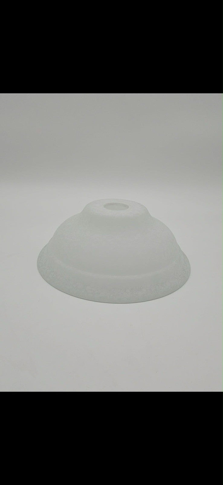 Large Bell Shaped Glass, Replacement, 6.5" Deep, 15" Diameter, 1 5/8"small Hole