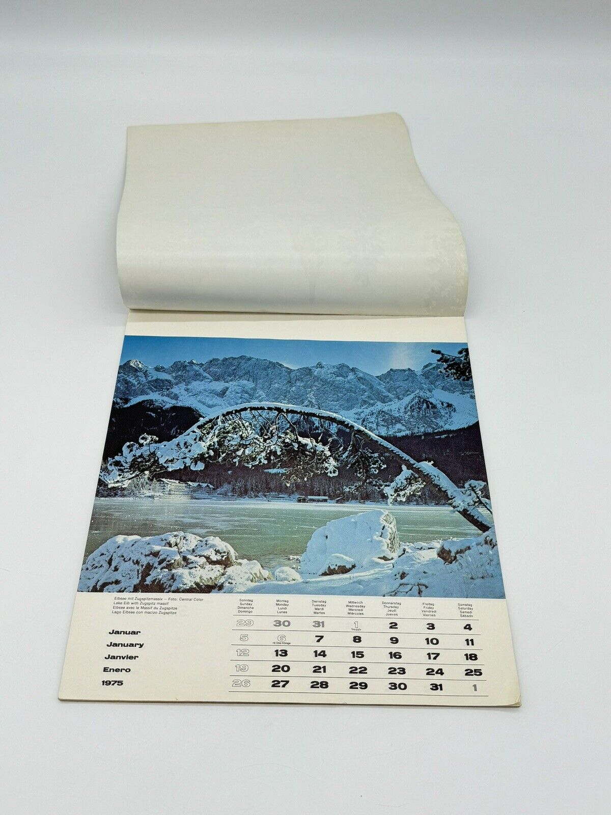 Vintage 1975 Tubingen Germany Callander