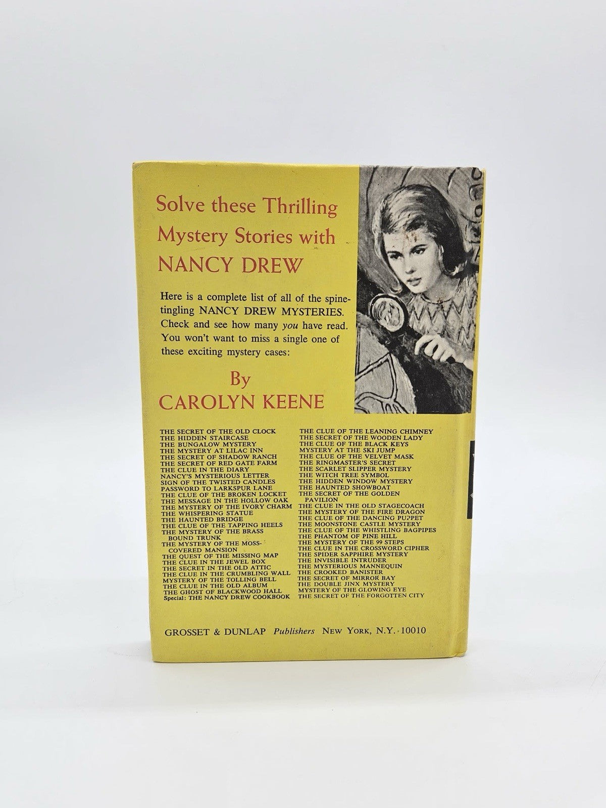 Nancy Drew Mystery #51 -The Mystery of the Glowing Eye by Carolyn Keene Glossy