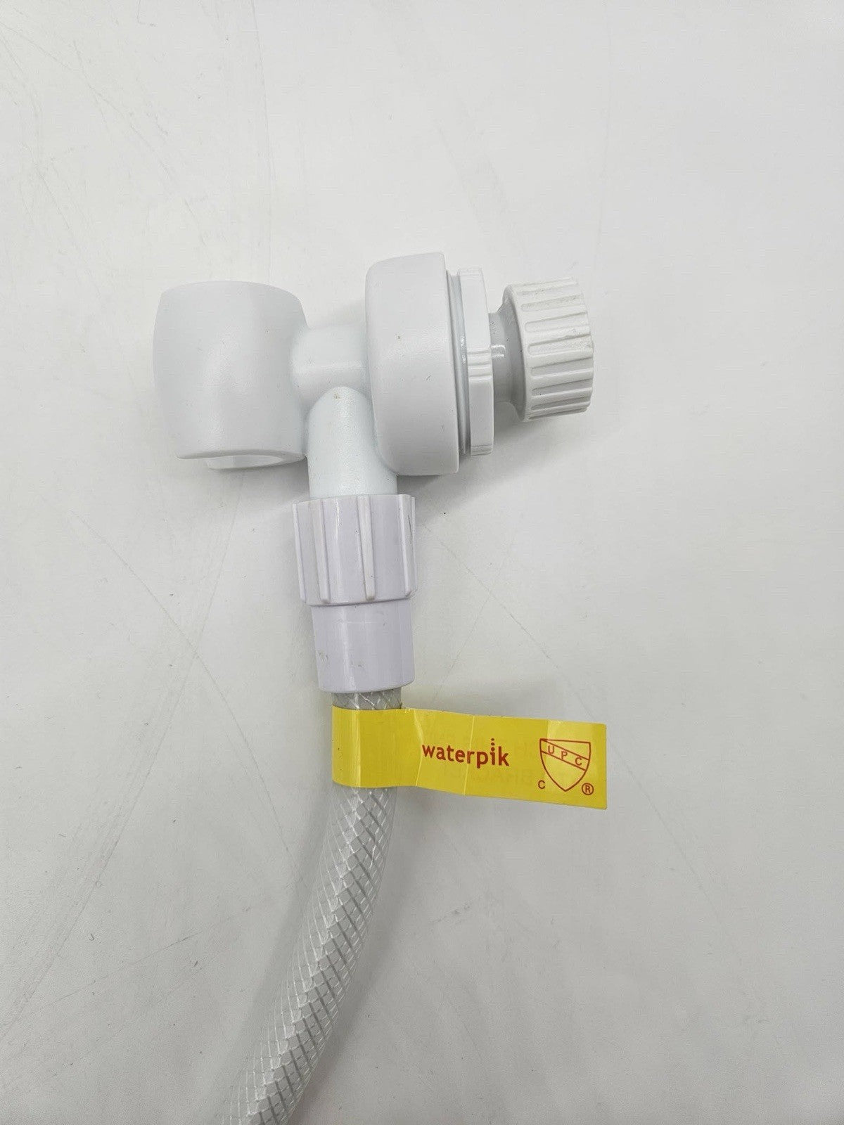 Waterpik Handheld Shower Head With Hose & Diverter Valve White