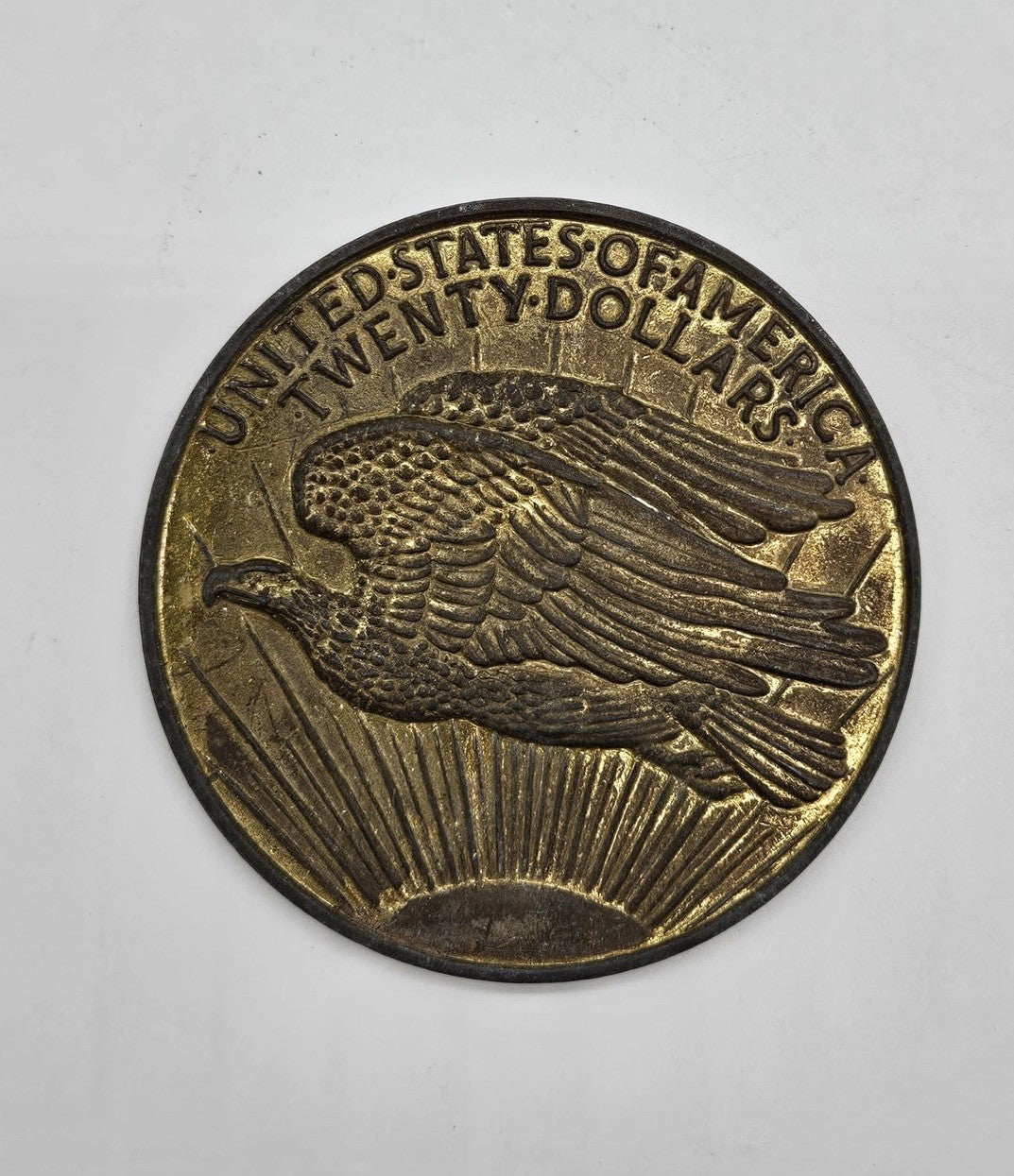 Oversized Saint-Gaudens Double Eagle Giant Fantasy Coin Medal