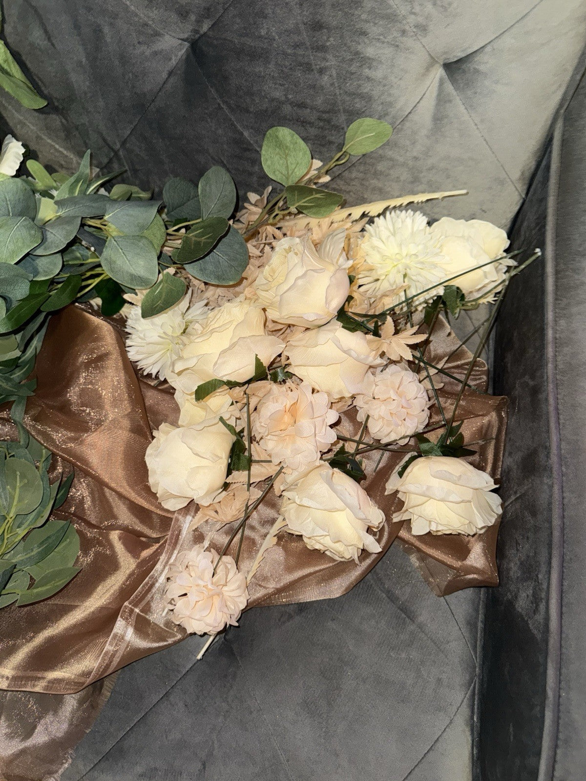 Wedding/Event Greenery Lot – 132+ Feet of Garland with Accent Florals