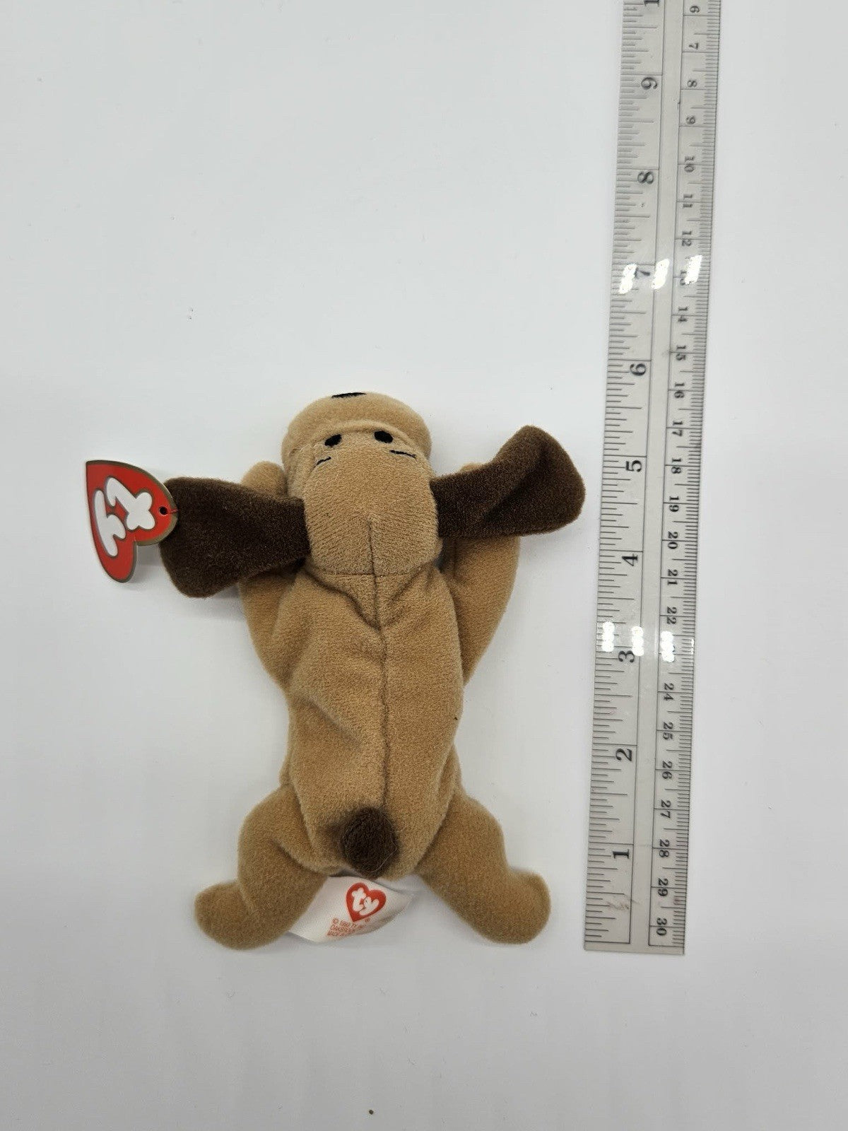 TY Beanie Babies 1994 Bones The Toothless Dog w/Tags Vintage