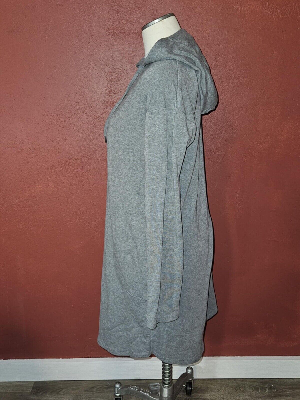 Forever 21 Women’s Grey Hooded Knit Dress Sz. S