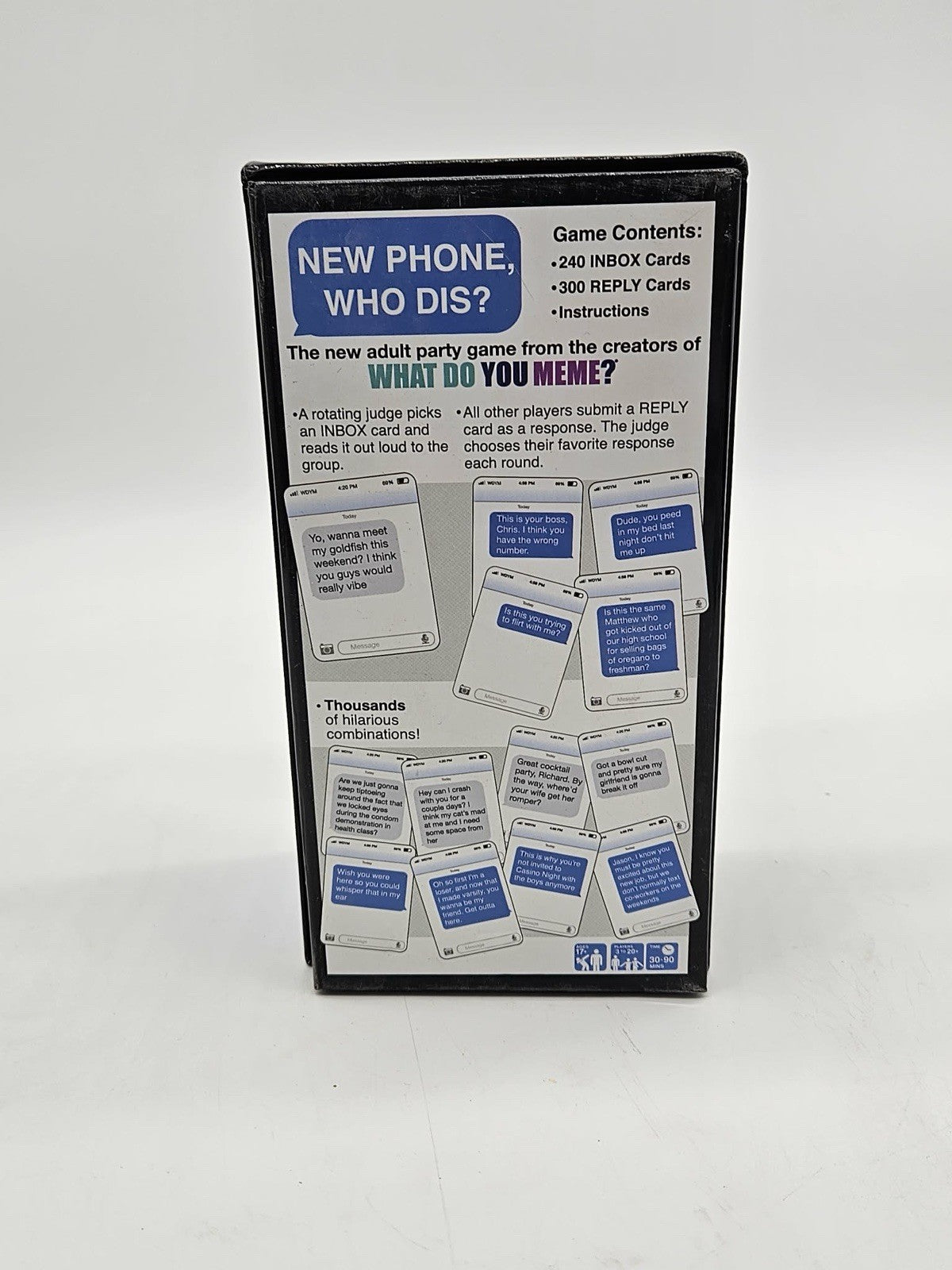 New Phone Who Dis? What Do You Meme? Adults Party Game