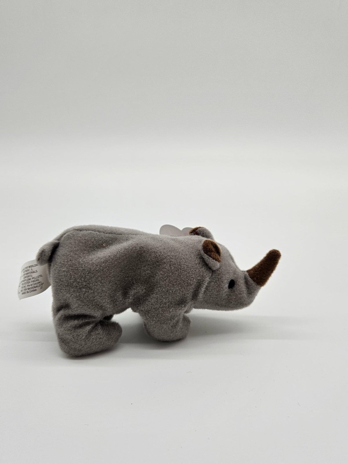RARE Ty Beanie Baby Spike The Rhinoceros Hang  Tag 1996  - MWMT