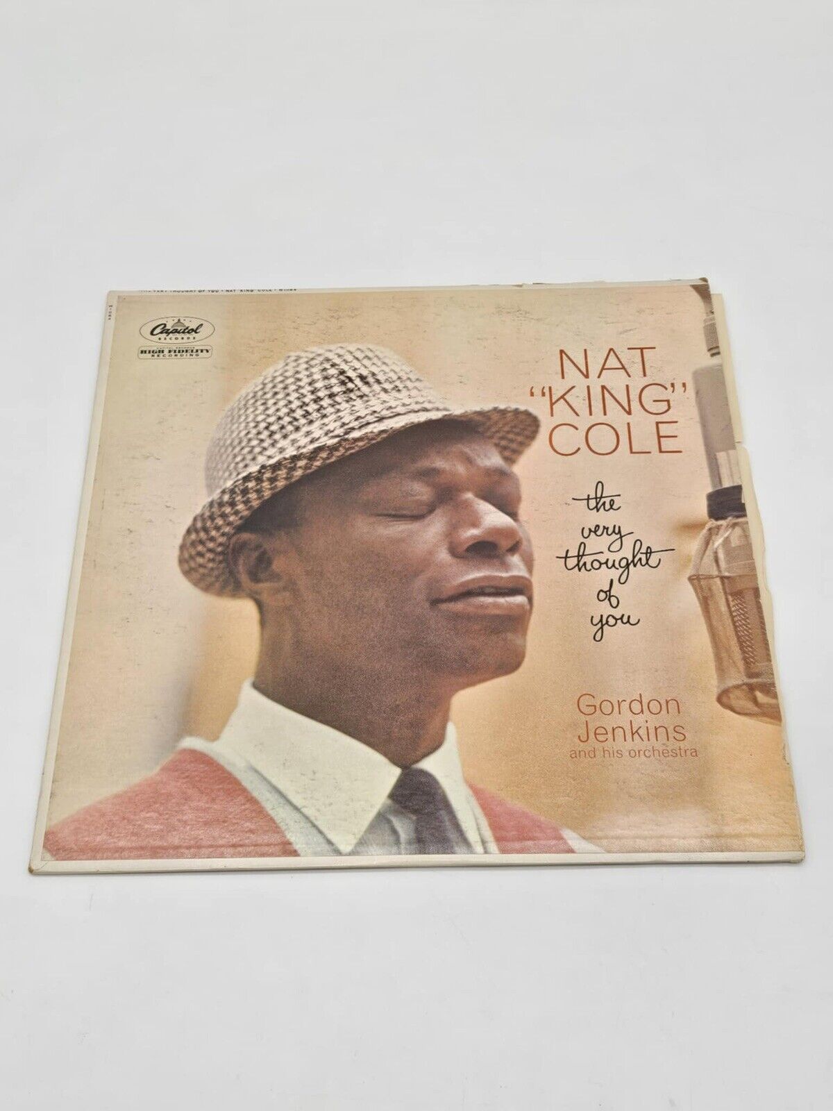 NAT KING COLE THE VERY THOUGHT OF YOU GORDON JENKINS AND HIS ORCHESTRA 33 RPM.LP