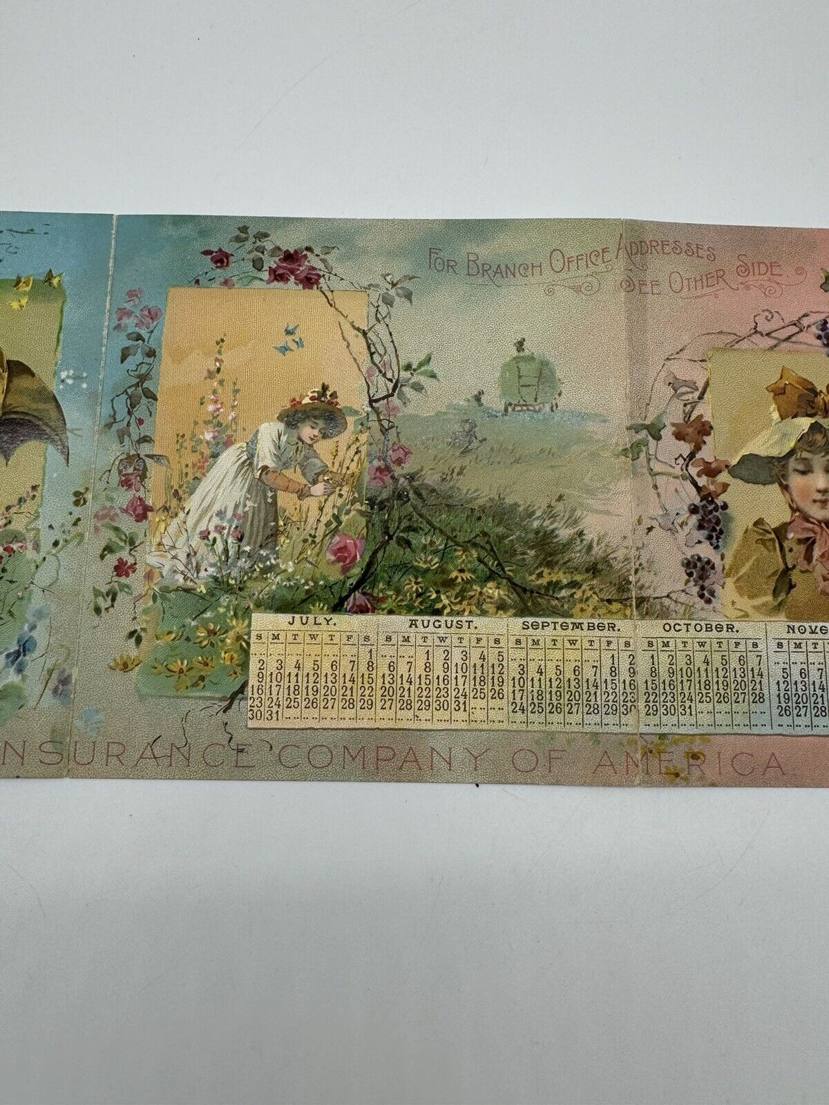 Antique VTG 1893 Calendar - THE METROPOLITAN LIFE INSURANCE CO  **MINT**