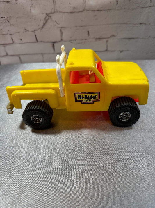 VINTAGE TOY CAR PLASTIC PROCESSED PLASTIC CO HI RIDER PICKUP TRUCK VTY 003