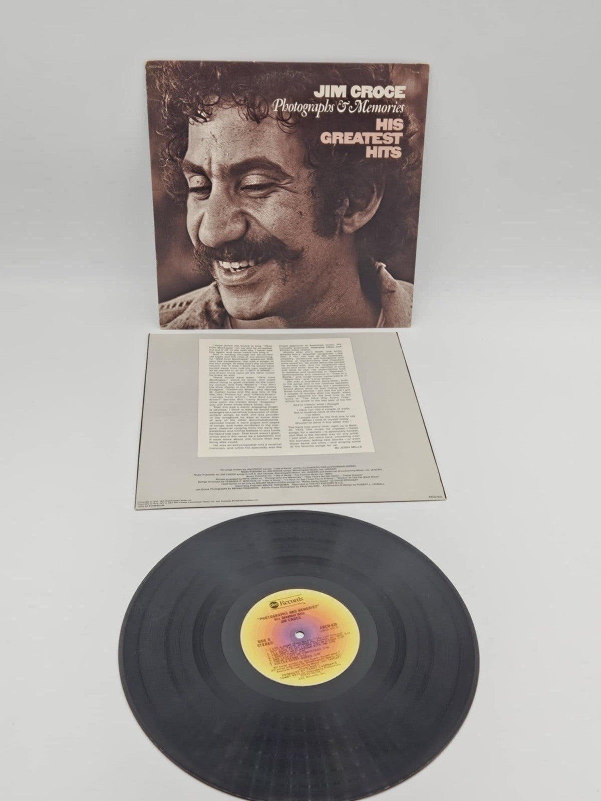 Jim Croce Life and Times Gatefold 1973 Vinyl 12'' Vintage