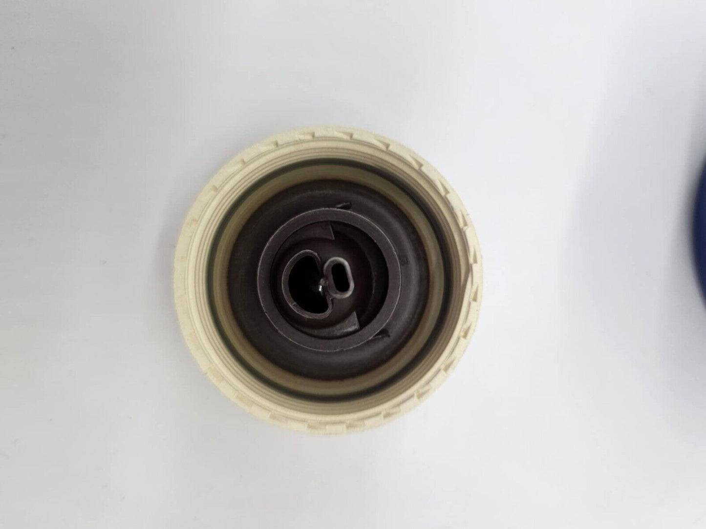 Vintage 1970's Ombre Blue Thermos Insulated Vacuum Bottle King Seely holds 14oz