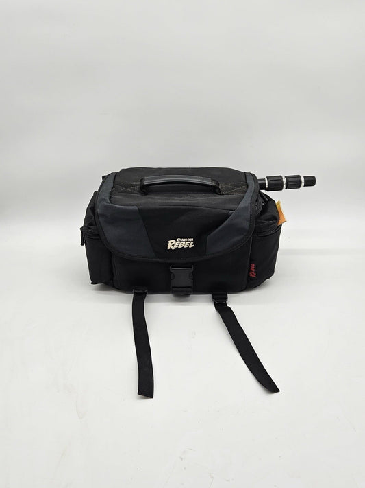 Canon Rebel Camera Bag + Monopod Flash Filters Lot Braun Starblitz Hoya Cokin