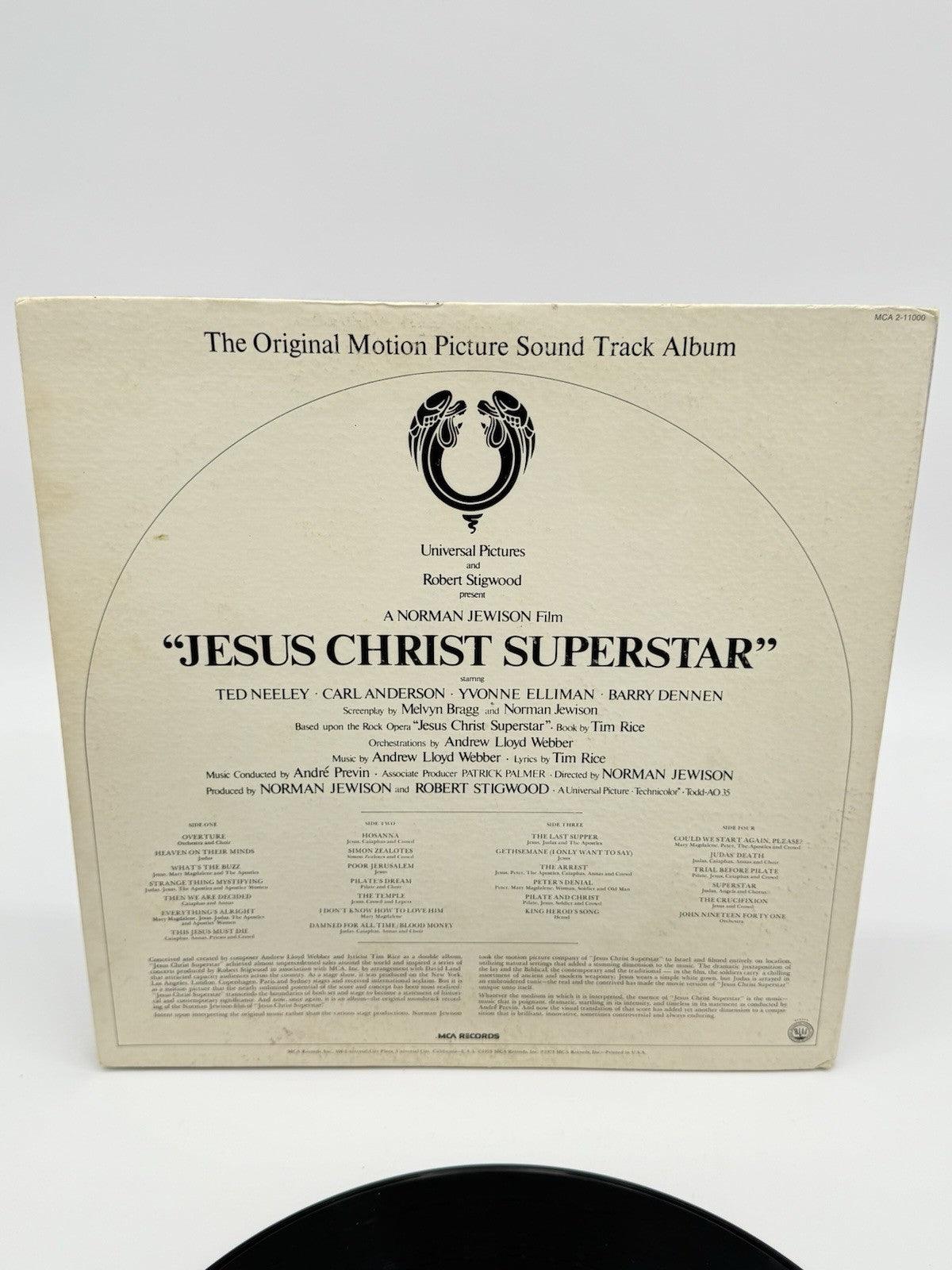 JESUS CHRIST SUPERSTAR Original Soundtrack 1973 2xLP Vinyl Record MCA 2-11000