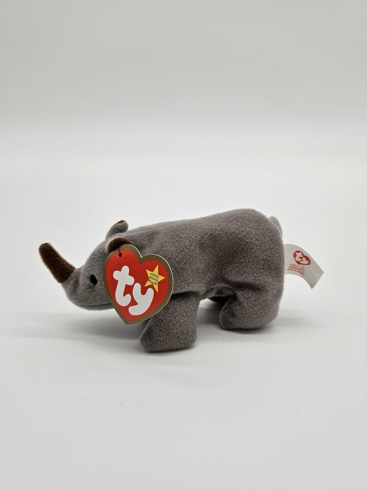 RARE Ty Beanie Baby Spike The Rhinoceros Hang  Tag 1996  - MWMT
