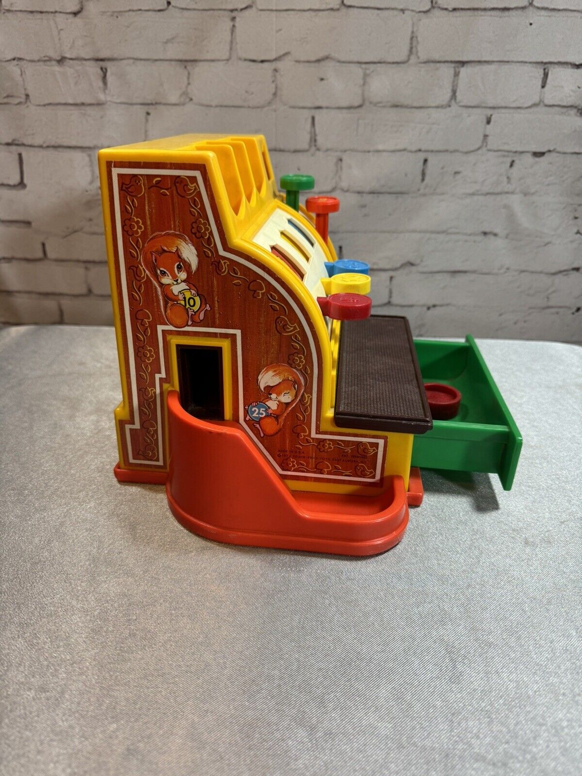 Vtg 1974 Fisher Price Cash Register 926 VTY