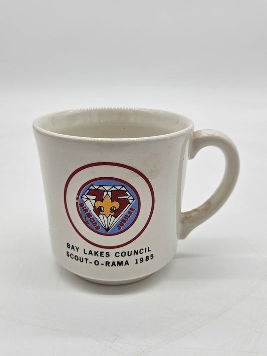 Vintage 1985 BSA Bay Lakes Council Scout-O-Rama Mug