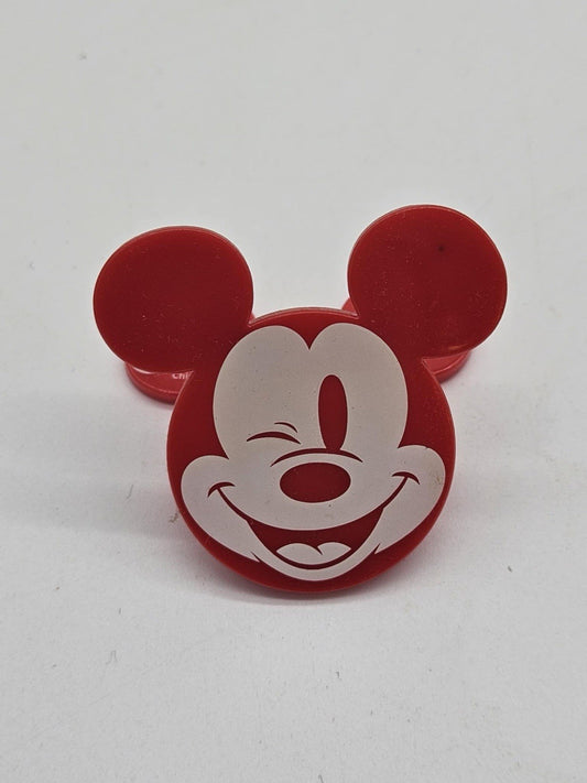 Vintage Disney Eats Chip Clip Mickey Mouse ~ Red
