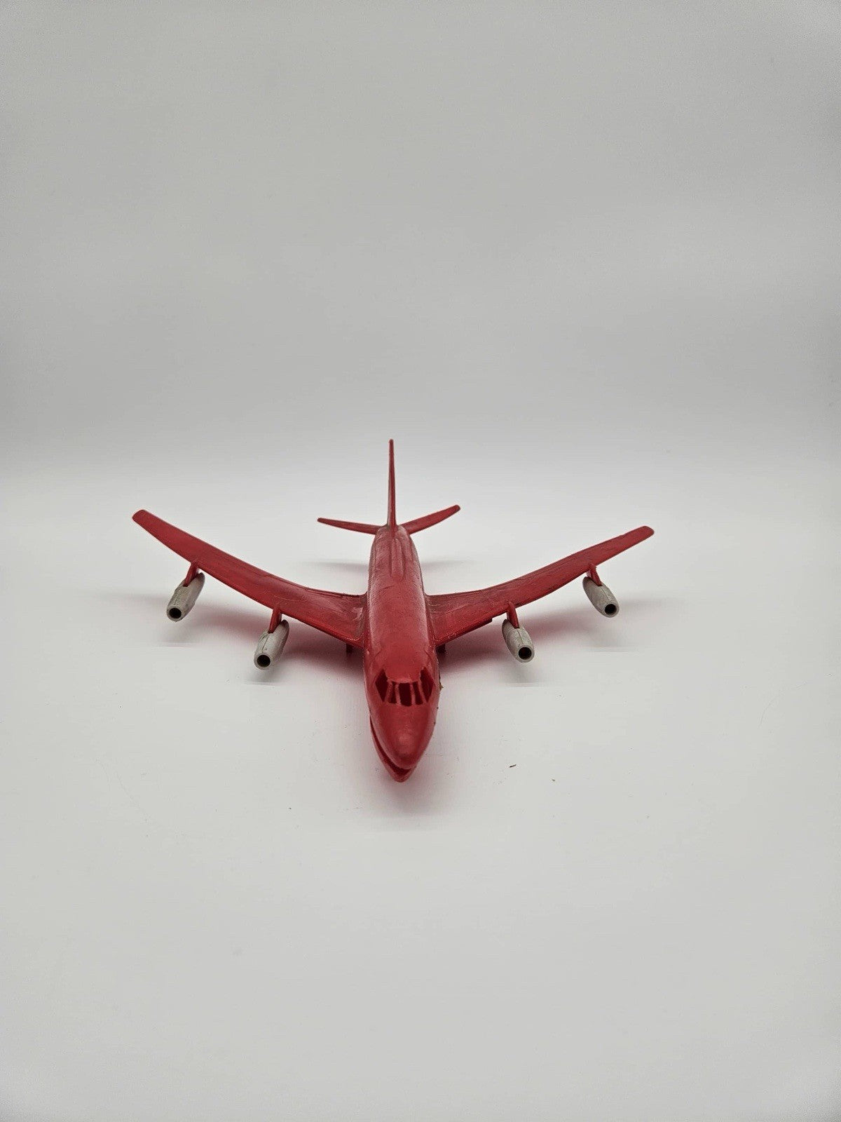 Vintage Large 21 X 24 Red Plastic Blow Mold Airplane (B4)