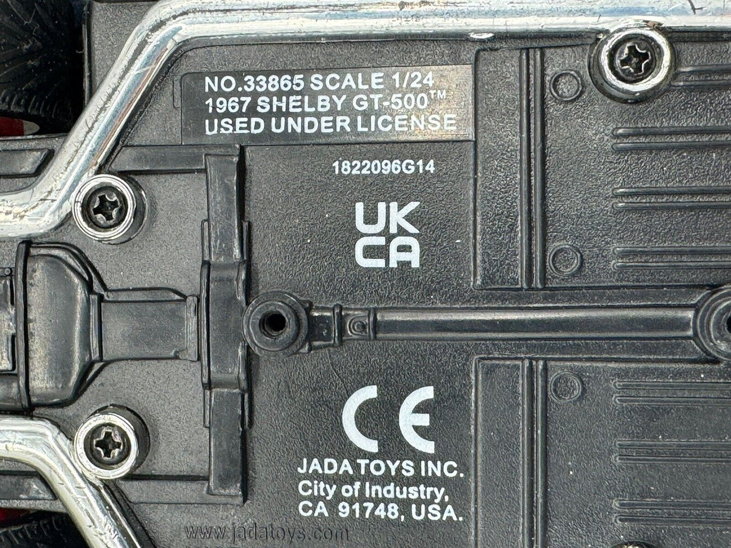 Jada 1:24 Big Time Muscle 1967 Shelby GT500 Blue Diecast Model Car 33865 New