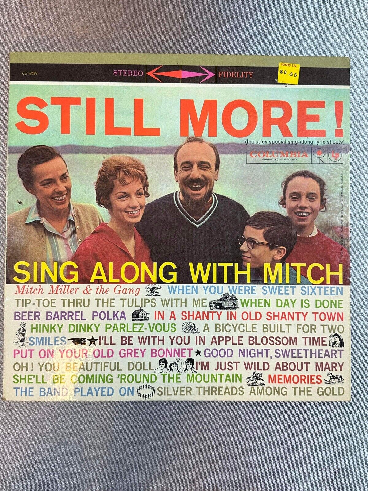 Mitch Miller Still More! Sing Along with Mitch LP Columbia 6 Eye Mono Vinyl